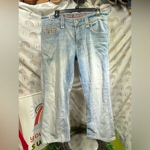 Rock Revival Light Blue Straight Jeans